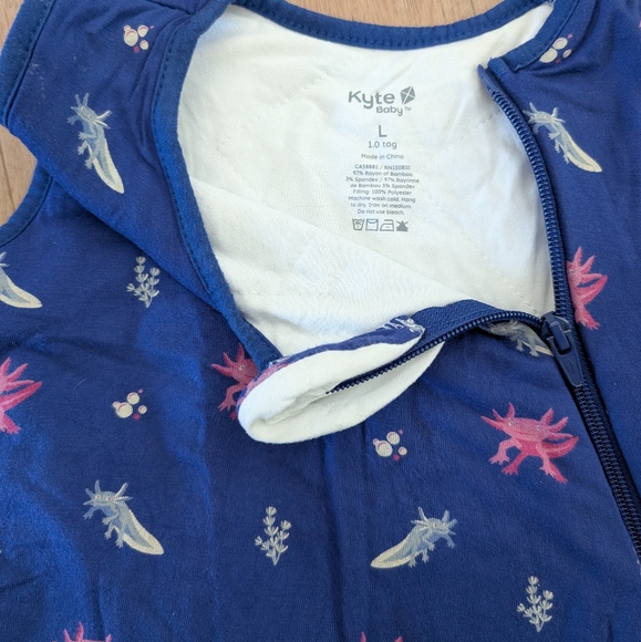 Kyte Baby Axolotl 1.0 Sleep Sack Sz L - Picture 2 of 3